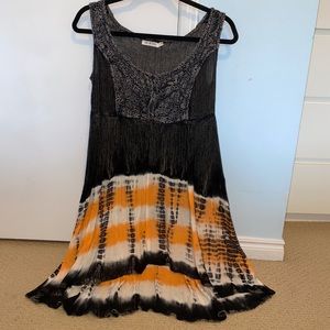 TEXTURED SUN DRESS